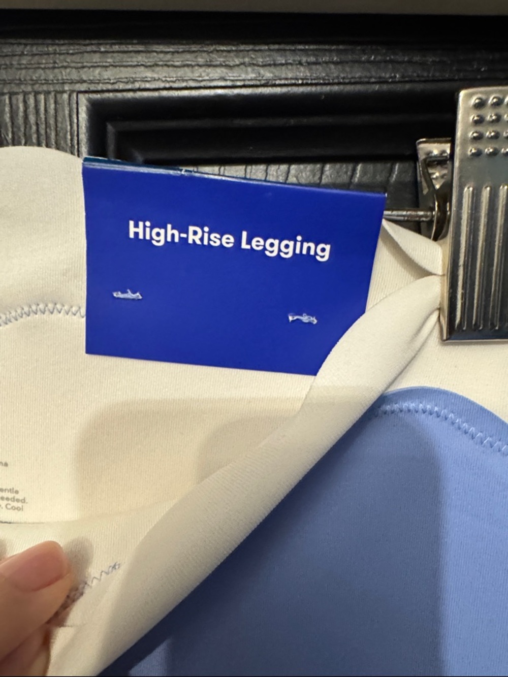 JoyLab Lavender Scalloped-Waist Leggings - Picture 2 of 4